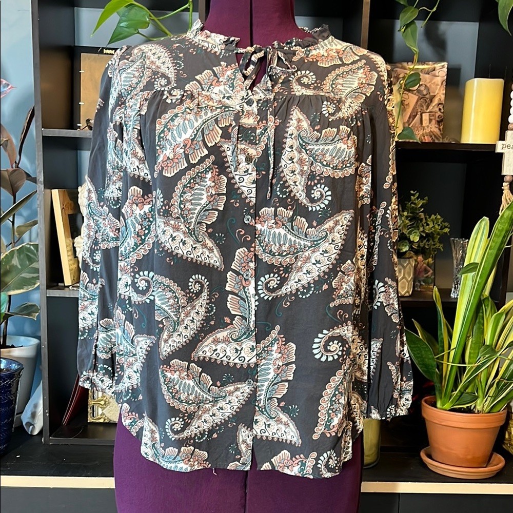 LOFT Floral Paisley Women's Blouse